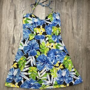 Aeropostale Dress Floral Mini Strapless Convertible Neck NWT Size XL